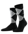 Burlington Rib Court SO Socken Herren - black (3000)
