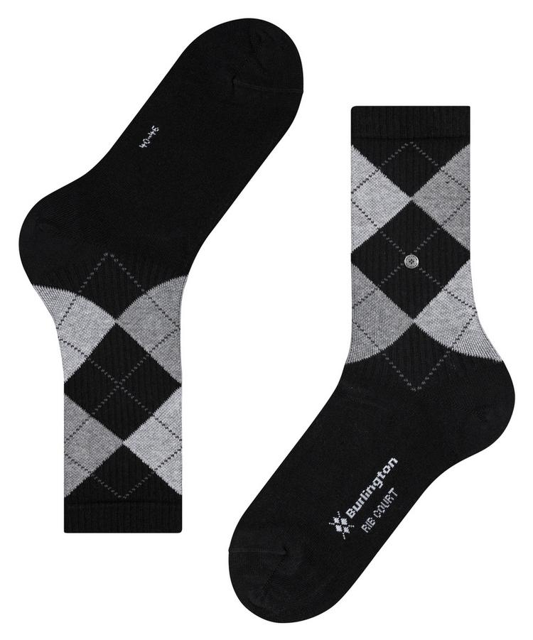 Burlington Burlington Rib Court SO Socken Herren - black (3000) - 2 | SportScheck