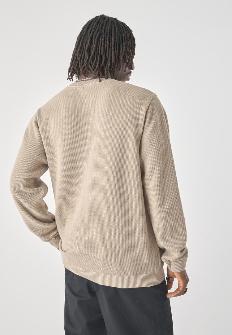 Cleptomanicx Cleptomanicx Crewneck Grower Strickpullover Herren - Feather Gray - 2 | SportScheck