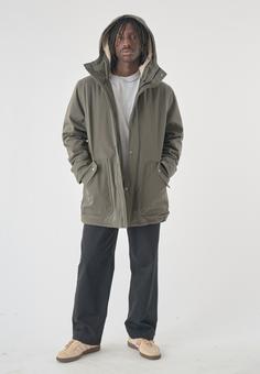 Rückansicht von Cleptomanicx Winter Jacket Larum Original Parka Herren Tea Leaf