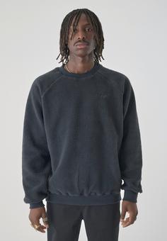 Rückansicht von Cleptomanicx Crewneck Flaneur Sweatshirt Herren Blue Graphite