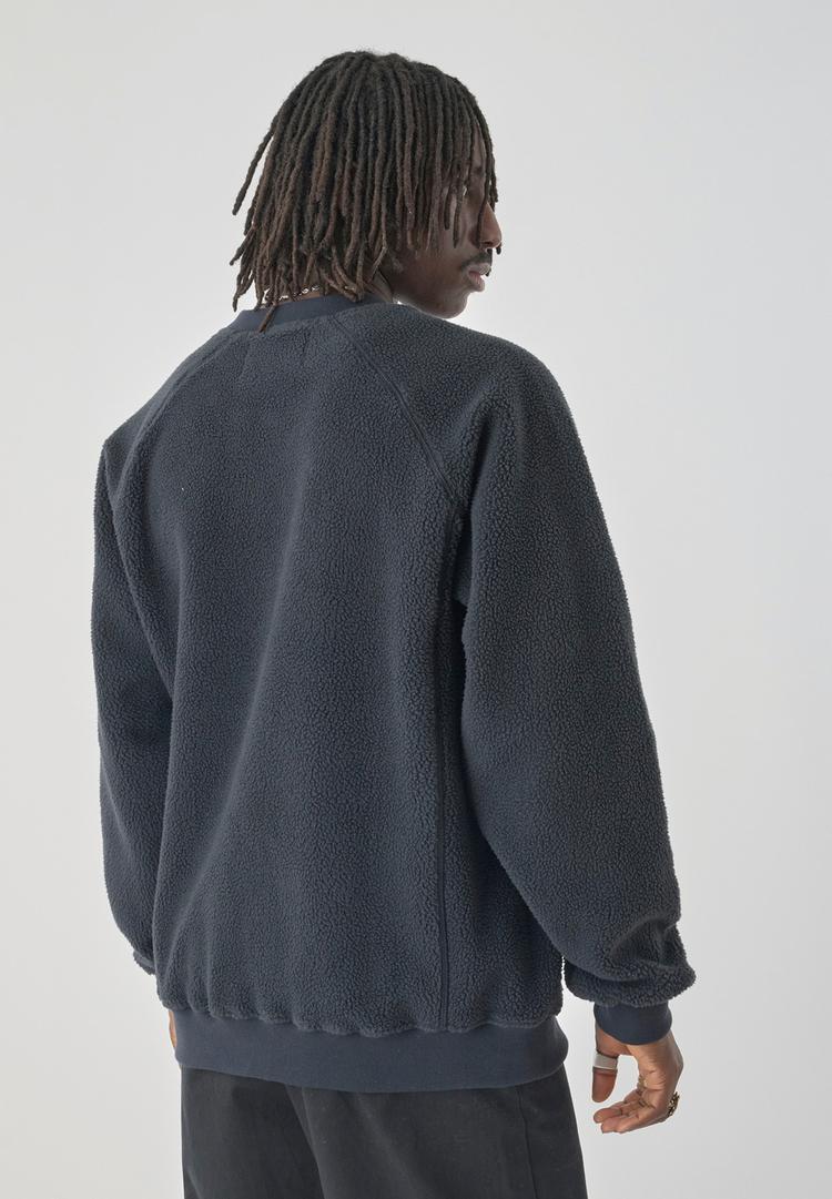 Cleptomanicx Cleptomanicx Crewneck Flaneur Sweatshirt Herren - Blue Graphite - 2 | SportScheck