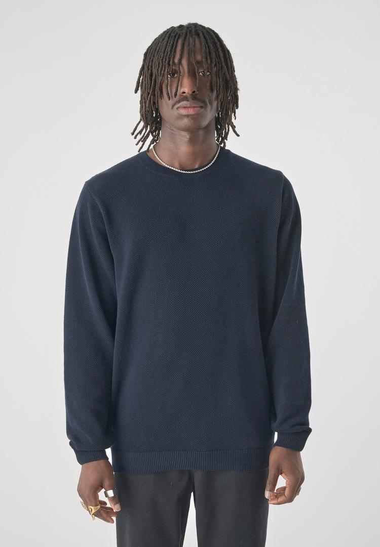 Cleptomanicx Cleptomanicx Crewneck Grower Strickpullover Herren - Sky Captain - 1 | SportScheck
