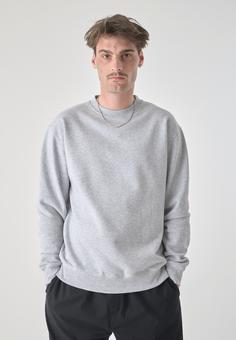 Rückansicht von Cleptomanicx Crewneck Ligull Classic Sweatshirt Herren Heather Gray