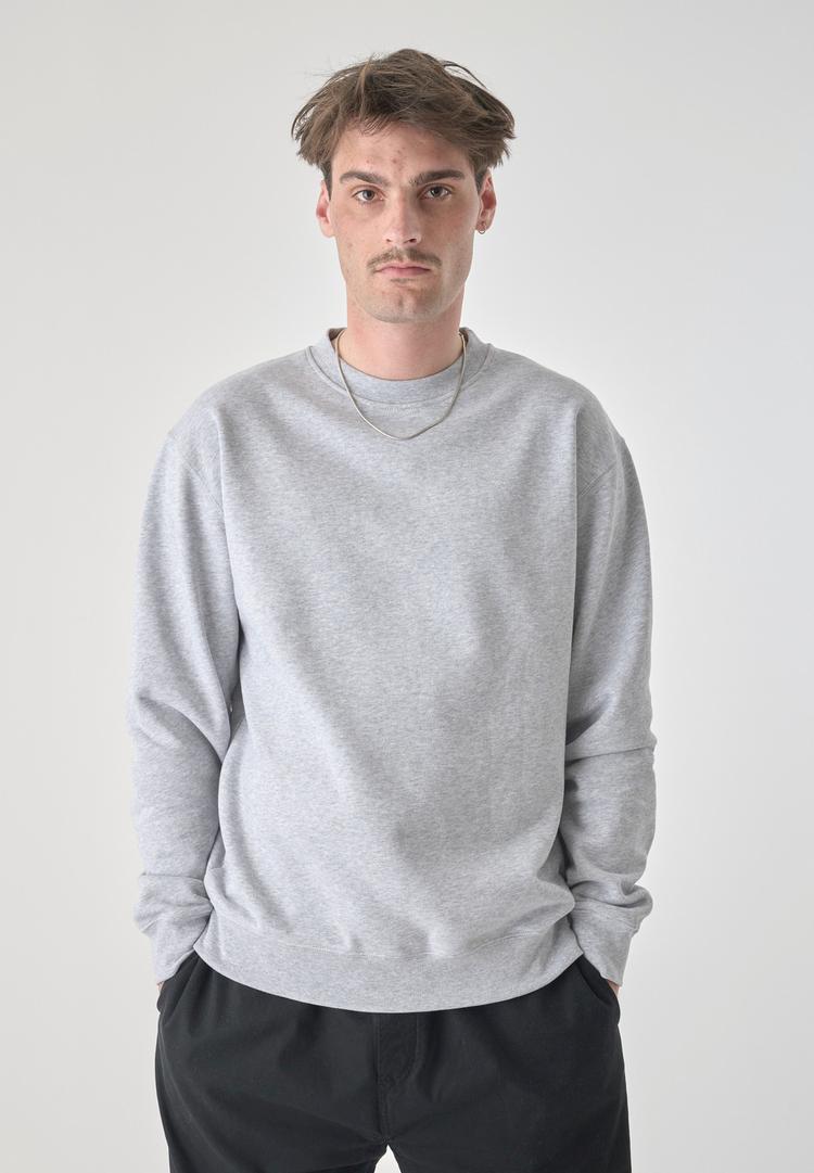 Cleptomanicx Cleptomanicx Crewneck Ligull Classic Sweatshirt Herren - Heather Gray - 0 | SportScheck