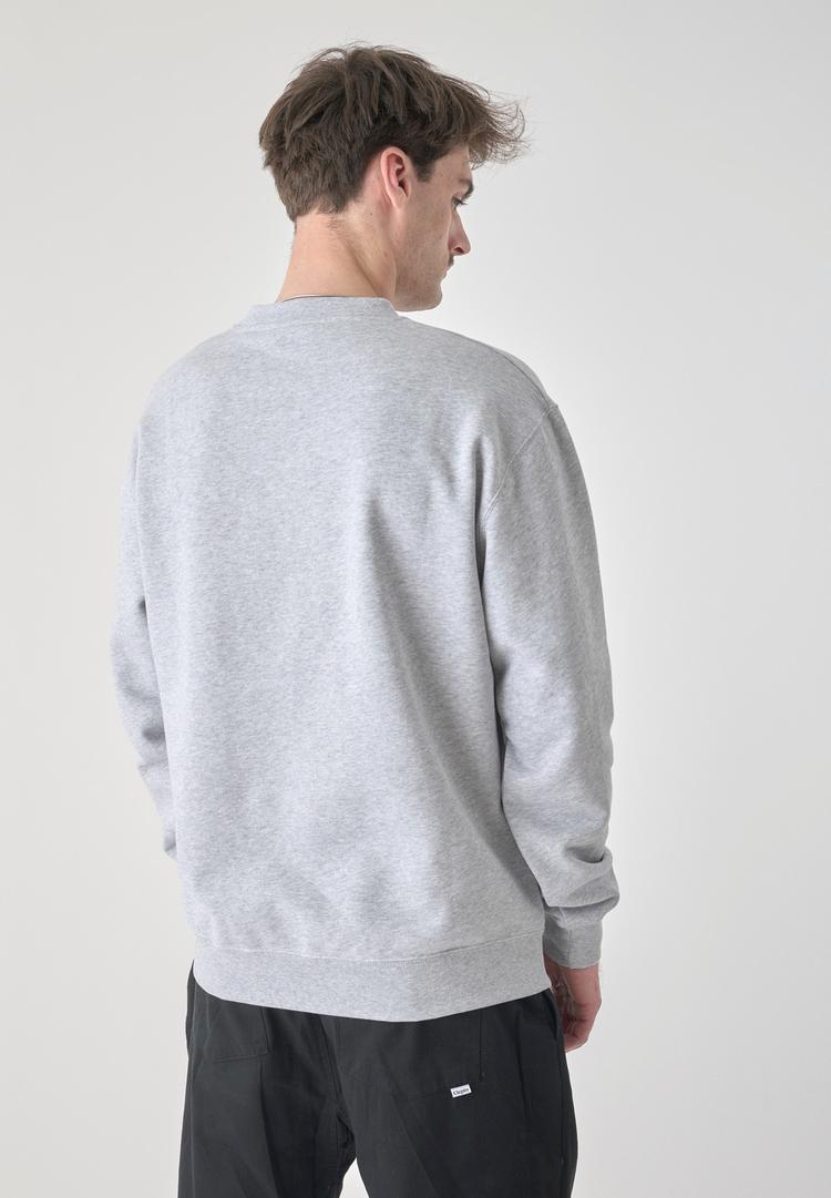 Cleptomanicx Cleptomanicx Crewneck Ligull Classic Sweatshirt Herren - Heather Gray - 2 | SportScheck