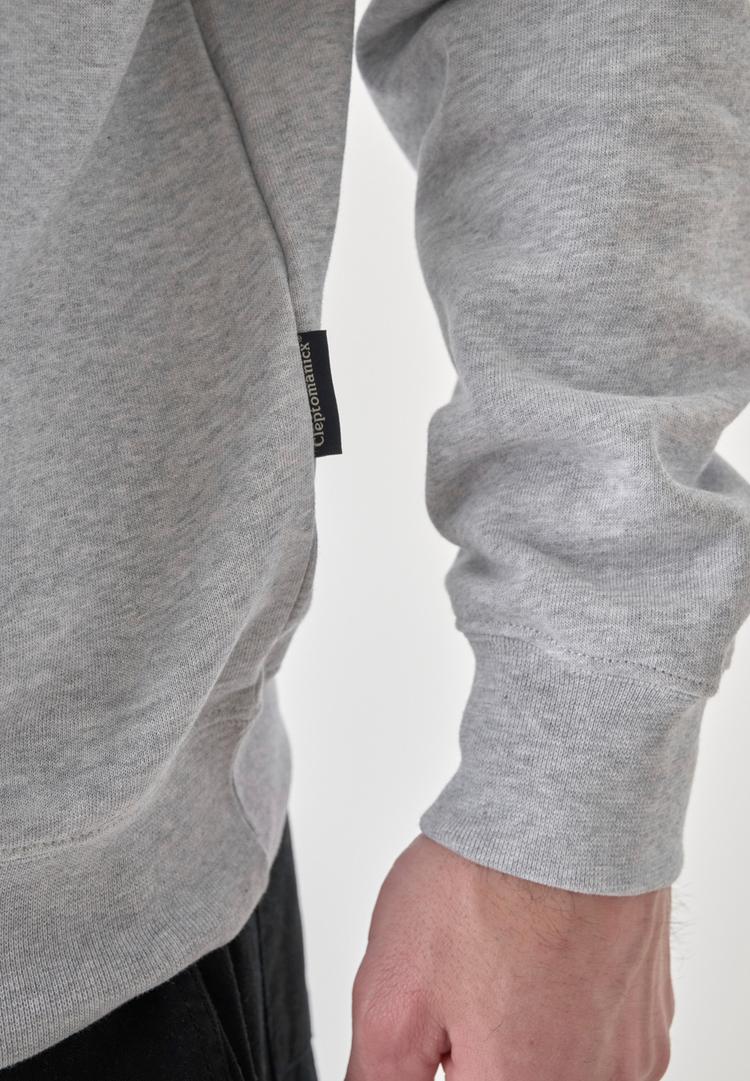 Cleptomanicx Cleptomanicx Crewneck Ligull Classic Sweatshirt Herren - Heather Gray - 3 | SportScheck
