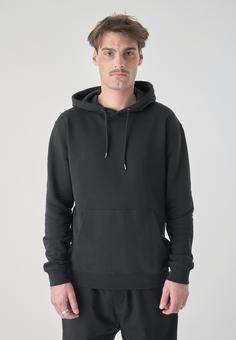 Rückansicht von Cleptomanicx Hooded Ligull Classic Hoodie Herren Black