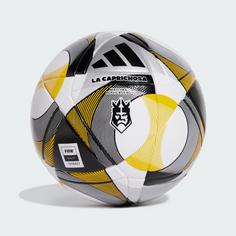 Rückansicht von adidas Kings League La Caprichosa League Ball Fußball White / Black / Silver Metallic