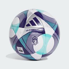 Rückansicht von adidas Queens League La Caprichosa League Ball Fußball White / Multicolor / Silver Metallic
