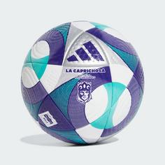 Rückansicht von adidas Queens League La Caprichosa Pro Ball Fußball White / Multicolor / Silver Metallic
