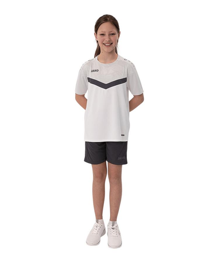 JAKO JAKO Iconic T-Shirt Kids Funktionsshirt Kinder - weissgrau - 2 | SportScheck