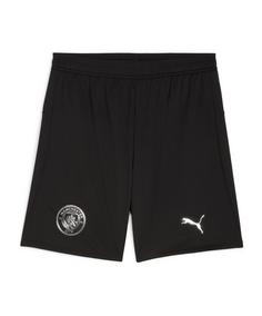 PUMA Manchester City Short 2025/2026 Fußballshorts Herren schwarz