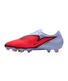 Rückansicht von Nike Phantom 6 Low Academy FG/MG Max Voltage Fußballschuhe Herren blau