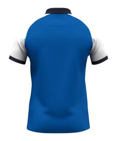 Rückansicht von JAKO Dynamic Polo Poloshirt Herren blauweiss