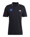 adidas Hamburger SV Polo Poloshirt Herren - schwarz
