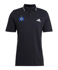 adidas Hamburger SV Polo Poloshirt Herren - schwarz