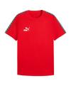 PUMA teamKING T-Shirt Funktionsshirt Herren - rotweiss