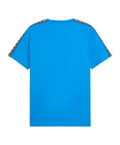 Rückansicht von PUMA teamKING T-Shirt Funktionsshirt Herren blauweiss