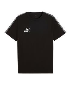 PUMA teamKING T-Shirt Funktionsshirt Herren schwarzweiss