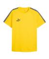 PUMA teamKING T-Shirt Funktionsshirt Herren - gelbschwarz