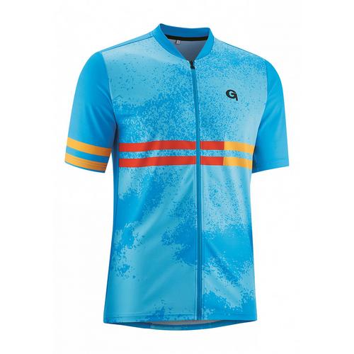 Rückansicht von Gonso Bike Isonzo Fahrradtrikot Herren Blau