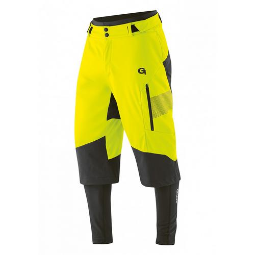 Rückansicht von Gonso Sirac Fahrradhose Herren Gelb
