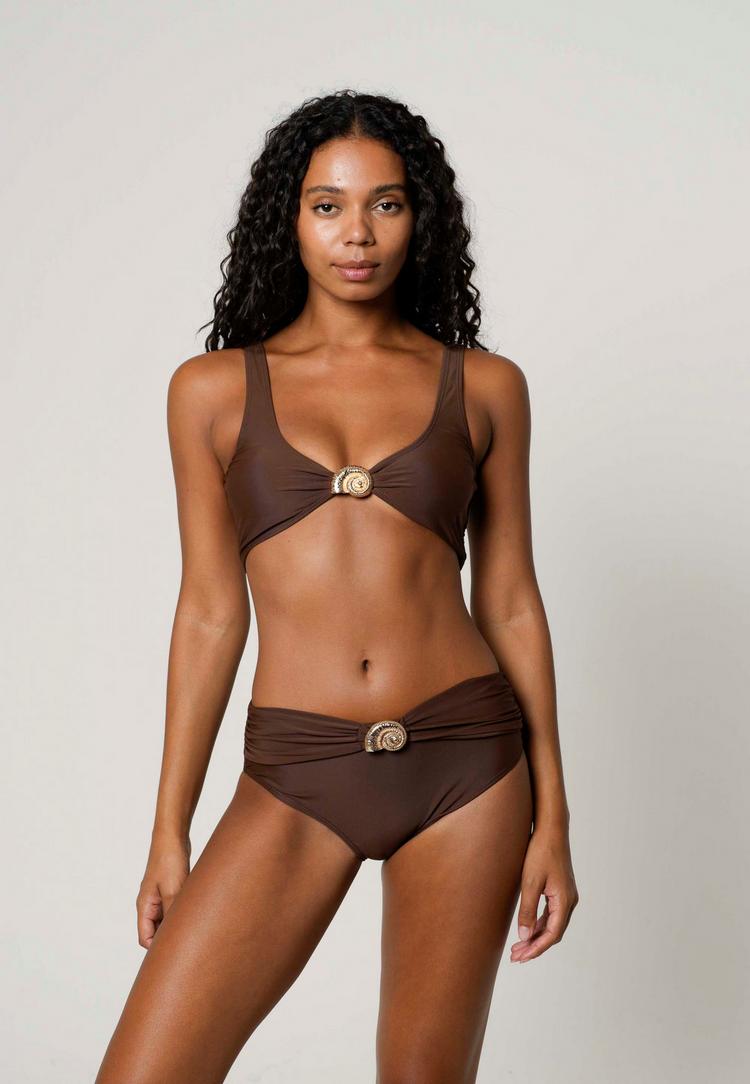 Moda Minx Moda Minx Nautilius Shell Bikini Hose Damen - brown - 1 | SportScheck