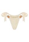 Moda Minx Lace Nautilius Shell Bikini Hose Damen - White