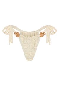 Moda Minx Lace Nautilius Shell Bikini Hose Damen - White