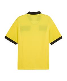 Rückansicht von PUMA teamCLASSIC Match Trikot Fußballtrikot Herren gelbschwarz
