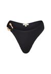 Moda Minx SCRUNCH Irregular Hoop Bikini Hose Damen - Black