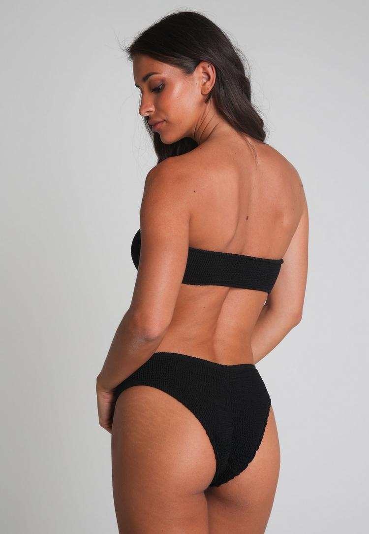 Moda Minx Moda Minx SCRUNCH Irregular Hoop Bikini Hose Damen - Black - 3 | SportScheck