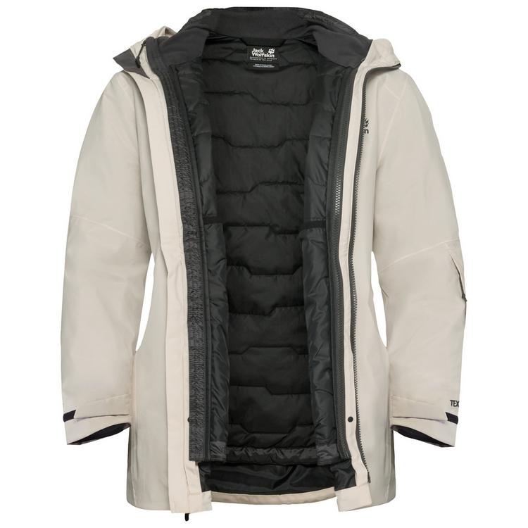 Jack Wolfskin Jack Wolfskin FLOWLINE 3IN1 JKT W Funktionsjacke Damen - pale sand - 3 | SportScheck