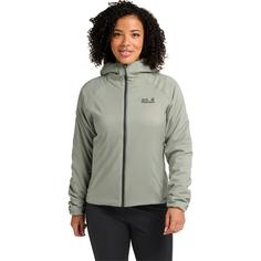 Rückansicht von Jack Wolfskin PRELIGHT INS JKT W Funktionsjacke Damen mint leaf