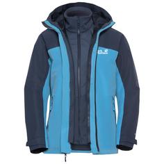 Jack Wolfskin WILD PLACES 3IN1 JKT W Funktionsjacke Damen sky blue