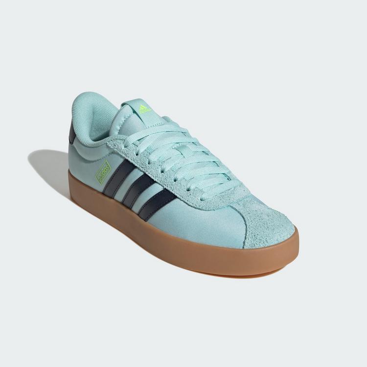 adidas adidas VL Court&nbsp;3.0 Schuh Sneaker Damen - Semi Flash Aqua / Aurora Ink / Lucid Lemon - 3 | SportScheck