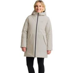 Rückansicht von Jack Wolfskin FROST HAVEN JKT W Funktionsjacke Damen pale sand