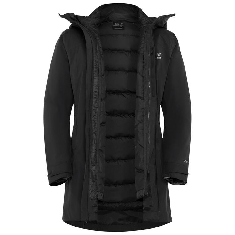 Jack Wolfskin Jack Wolfskin ICECAPE 3IN1 DOWN JKT W RDS Funktionsjacke Damen - black - 0 | SportScheck