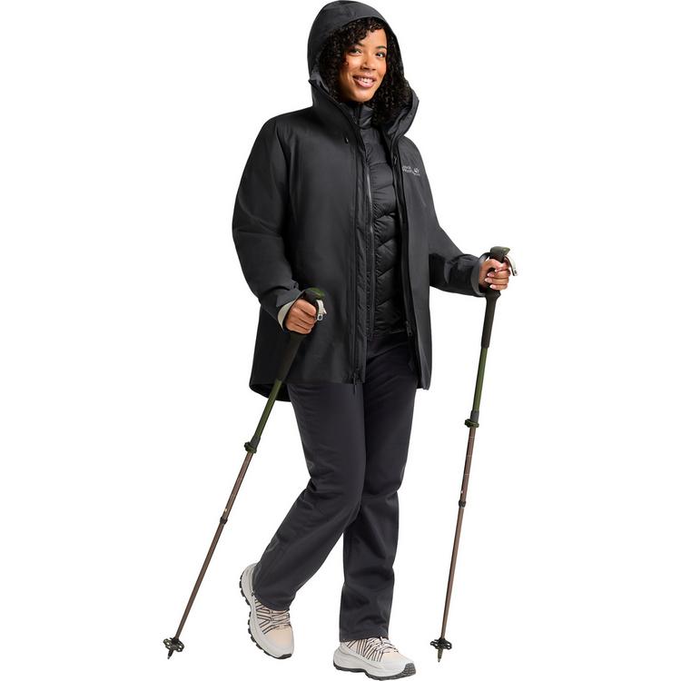 Jack Wolfskin Jack Wolfskin ICECAPE 3IN1 DOWN JKT W RDS Funktionsjacke Damen - black - 2 | SportScheck