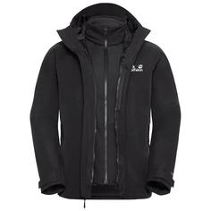 Jack Wolfskin WILD PLACES 3IN1 JKT W Funktionsjacke Damen black