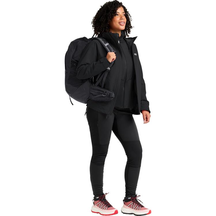 Jack Wolfskin Jack Wolfskin WILD PLACES 3IN1 JKT W Funktionsjacke Damen - black - 2 | SportScheck