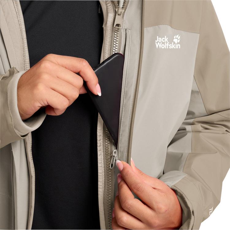 Jack Wolfskin Jack Wolfskin WILD PLACES 3IN1 JKT W Funktionsjacke Damen - pale sand - 1 | SportScheck