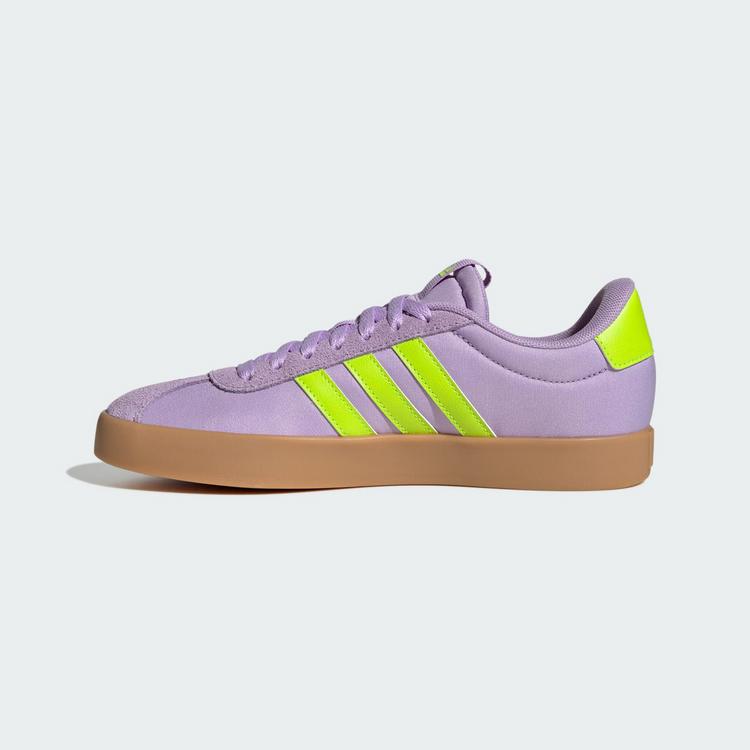 adidas adidas VL Court&nbsp;3.0 Schuh Sneaker Damen - Powder Plum / Solar Slime / Lucid Lemon - 5 | SportScheck