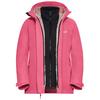 Jack Wolfskin WILD PLACES 3IN1 JKT W Funktionsjacke Damen - bubblegum