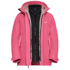 Jack Wolfskin WILD PLACES 3IN1 JKT W Funktionsjacke Damen bubblegum