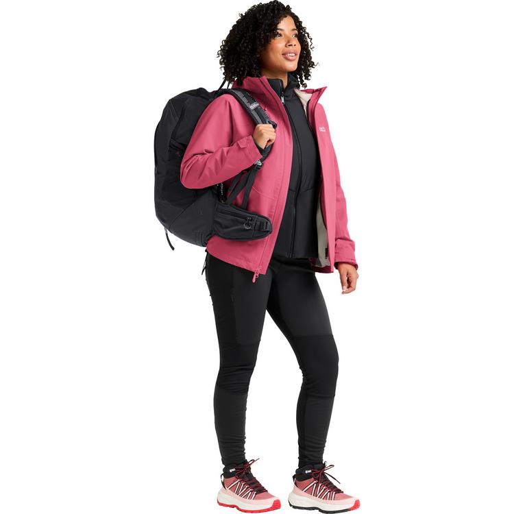Jack Wolfskin Jack Wolfskin WILD PLACES 3IN1 JKT W Funktionsjacke Damen - bubblegum - 2 | SportScheck