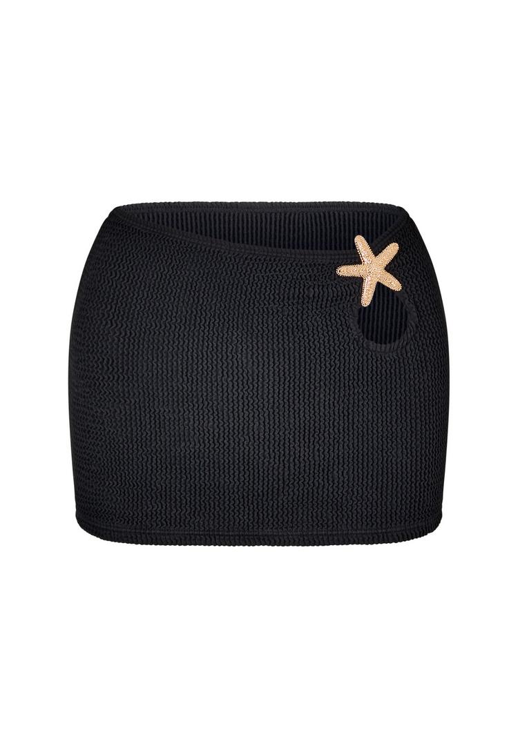 Moda Minx Moda Minx Starfish Scrunch Minirock Damen - Black - 0 | SportScheck