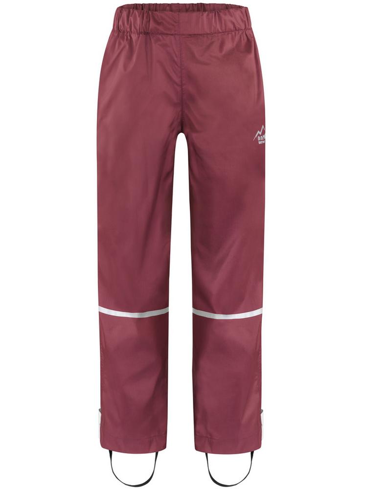 normani Outdoor Sports normani Outdoor Sports Thurlow Regenhose Kinder - Rot/Wei&szlig; - 0 | SportScheck