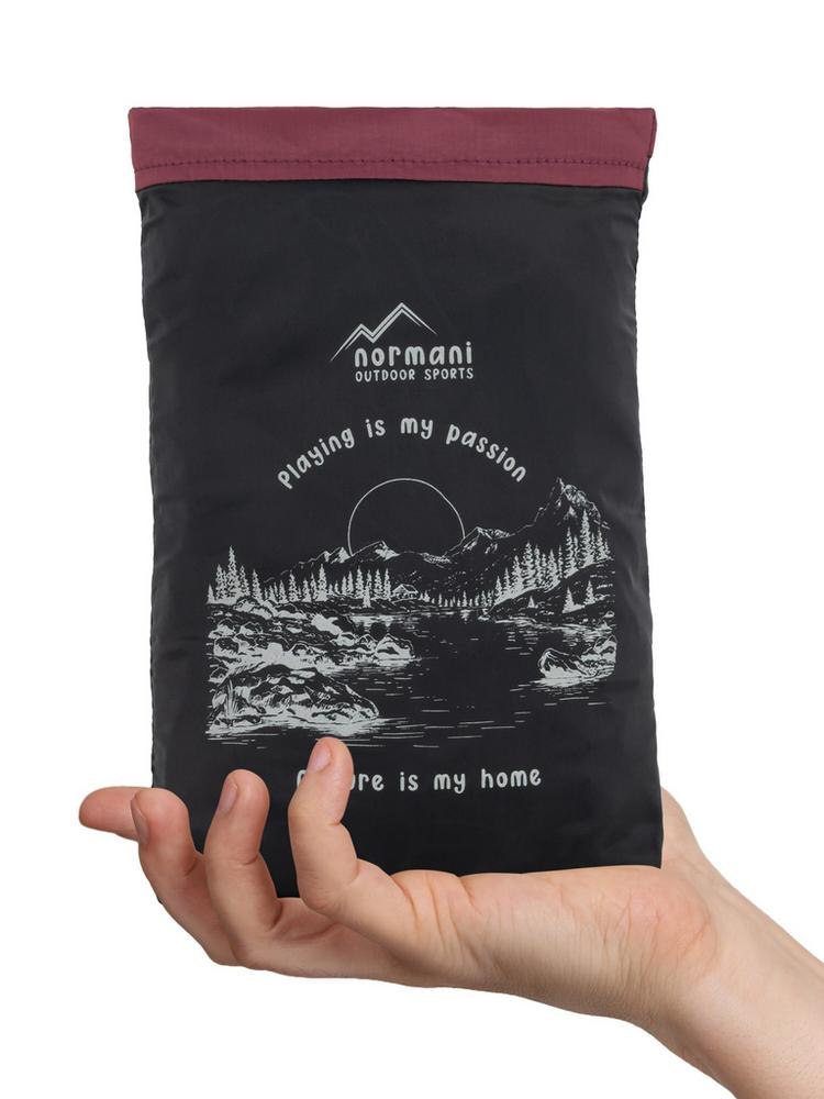 normani Outdoor Sports normani Outdoor Sports Thurlow Regenhose Kinder - Rot/Wei&szlig; - 4 | SportScheck